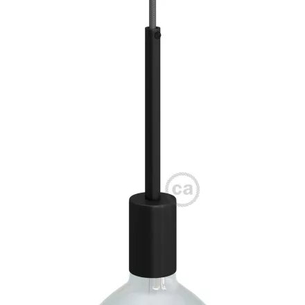 Creative Cables foglalat Hengeres fém UL E26 foglalat készlet 15 cm-es kábelbilinccsel