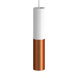   Creative Cables spotlámpa Tub-E14, dupla fémcső spotlámpa, dupla E-14 lámpafoglalattal K2SPOTME14VBORAS fehér