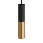 Creative Cables spotlámpa Tub-E14, dupla fémcső spotlámpa, dupla E-14 lámpafoglalattal K2SPOTME14VNOTS fekete