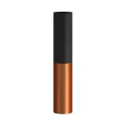Creative Cables spotlámpa Tub-E14, dupla fémcső spotlámpa, dupla E-14 lámpafoglalattal K2SPOTME14VNRAS fekete