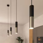 Creative Cables spotlámpa Tub-E14, dupla fémcső spotlámpa, dupla E-14 lámpafoglalattal K2SPOTME14VNTIS fekete