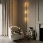 Creative Cables fali lámpa Spostaluce fali lámpa dugóval és 3 Ghost izzóval