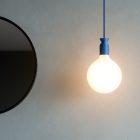 Creative Cables foglalat E27 lámpafoglalat-készlet újrahasznosított műanyagból, 3D nyomtatással KB3D27BLU