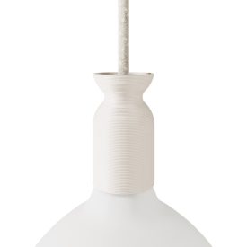   Creative Cables foglalat E27 lámpafoglalat-készlet újrahasznosított műanyagból, 3D nyomtatással KB3D27CREMA