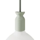 Creative Cables foglalat E27 lámpafoglalat-készlet újrahasznosított műanyagból, 3D nyomtatással KB3D27CVERDE