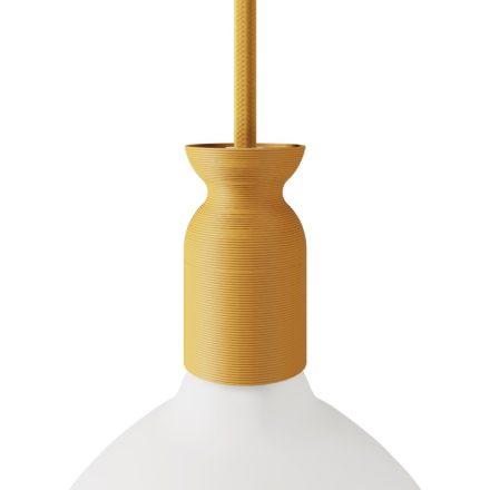 Creative Cables foglalat E27 lámpafoglalat-készlet újrahasznosított műanyagból, 3D nyomtatással KB3D27OCRA