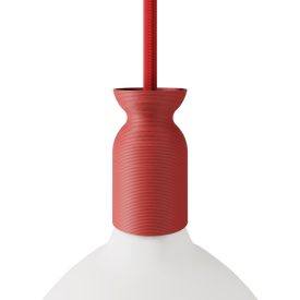   Creative Cables foglalat E27 lámpafoglalat-készlet újrahasznosított műanyagból, 3D nyomtatással KB3D27TERRA