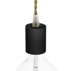 Fa E27 lámpatartó készlet