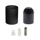 Fa E27 lámpatartó készlet