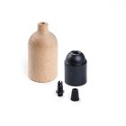 Fa lámpatartó E27 Kit rejtett kábelbilincssel