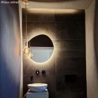 Fa lámpatartó E27 Kit rejtett kábelbilincssel