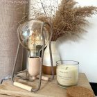 Fa lámpatartó E27 Kit rejtett kábelbilincssel