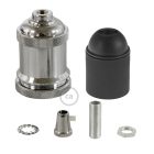 Vintage alumínium E27 lámpatartó készlet