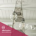 Vintage alumínium E27 lámpatartó készlet