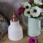 Vintage alumínium E27 lámpatartó készlet