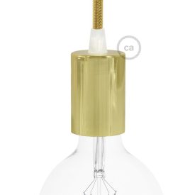 Hengeres fém E27 lámpatartó készlet