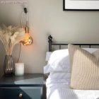 Hengeres fém E27 lámpatartó készlet 7 cm-es kábelbilincssel