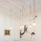 Hengeres fém E27 lámpatartó készlet