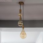 Hengeres fém E27 lámpatartó készlet