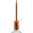 Hengeres fém E27 lámpatartó készlet 15 cm-es kábelbilincssel