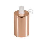 Hengeres fém E27 lámpatartó készlet