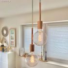 Hengeres fém E27 lámpatartó készlet