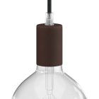 Hengeres fém E27 lámpatartó készlet