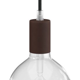 Hengeres fém E27 lámpatartó készlet