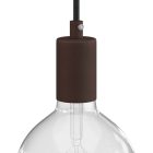 Hengeres fém E27 lámpatartó készlet