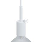 Hengeres fém E27 KBM4011VBOTERM4 lámpatartó készlet 7 cm-es kábelbilincssel