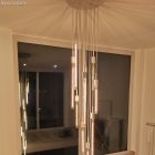 Hengeres fém E27 KBM4011VBOTERM4 lámpatartó készlet 7 cm-es kábelbilincssel