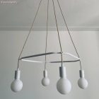 Hengeres fém KBM4011VBOTERM E27 lámpatartó készlet