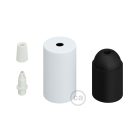 Hengeres fém KBM4011VBO E27 lámpatartó készlet