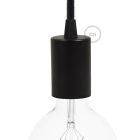 Hengeres fém KBM4011VN E27 lámpatartó készlet