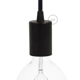 Hengeres fém KBM4011VN E27 lámpatartó készlet