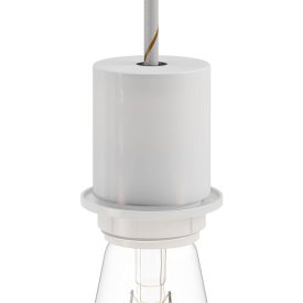 E27 félig süllyesztett fém lámpatartó készlet rejtett kábelszorítóval KBM4551VBO