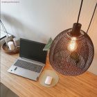 E27 félig süllyesztett fém lámpatartó készlet rejtett kábelszorítóval KBM4551VN