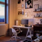 Creative Cables asztali lámpa SI! 5 V-os asztali lámpa A60-as izzóval és fém talppal KBM5VMAGMABASRAS-LB02 réz