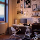 Creative Cables asztali lámpa SI! 5 V-os asztali lámpa A60-as izzóval és fém talppal KBM5VMAGMBASVN-LB02 fekete