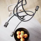 Creative Cables spotlámpa Mini LED spotlámpa GU1d0 KBMGU10TIS-L LED csiszolt titán