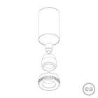 Creative Cables spotlámpa Mini LED spotlámpa GU1d0 KBMGU10VE LED