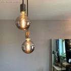 Dupla érvéghüvely mart alumínium E27 lámpatartó készlet