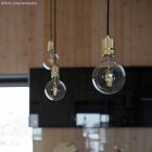 Dupla érvéghüvely mart alumínium E27 lámpatartó készlet