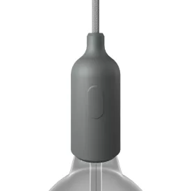   Creative Cables foglalat Szilikon E26 lámpafoglalat készlet kapcsolóval és rejtett kábelbilincsekkel
