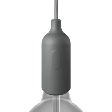 Creative Cables foglalat Szilikon E26 lámpafoglalat készlet kapcsolóval és rejtett kábelbilincsekkel