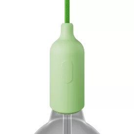   Creative Cables foglalat Szilikon E26 lámpafoglalat készlet kapcsolóval és rejtett kábelbilincsekkel
