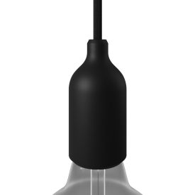   Creative Cables foglalat Szilikon E27 lámpafoglalat készlet rejtett kábelbilinccsel KBS27NER