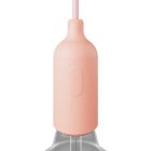 Creative Cables foglalat Szilikon E27 lámpafoglalat készlet kapcsolóval és rejtett kábelbilincsekkel KBS27SWSAL