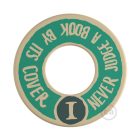 Creative Cables design lámpa MINI-UFO: kétoldalas fa korong READING BALLSH*T kollekció, téma COVER + KCDW06