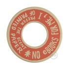 Creative Cables design lámpa MINI-UFO: kétoldalas fa korong READING BALLSH*T kollekció, téma PAGE + KCDW08